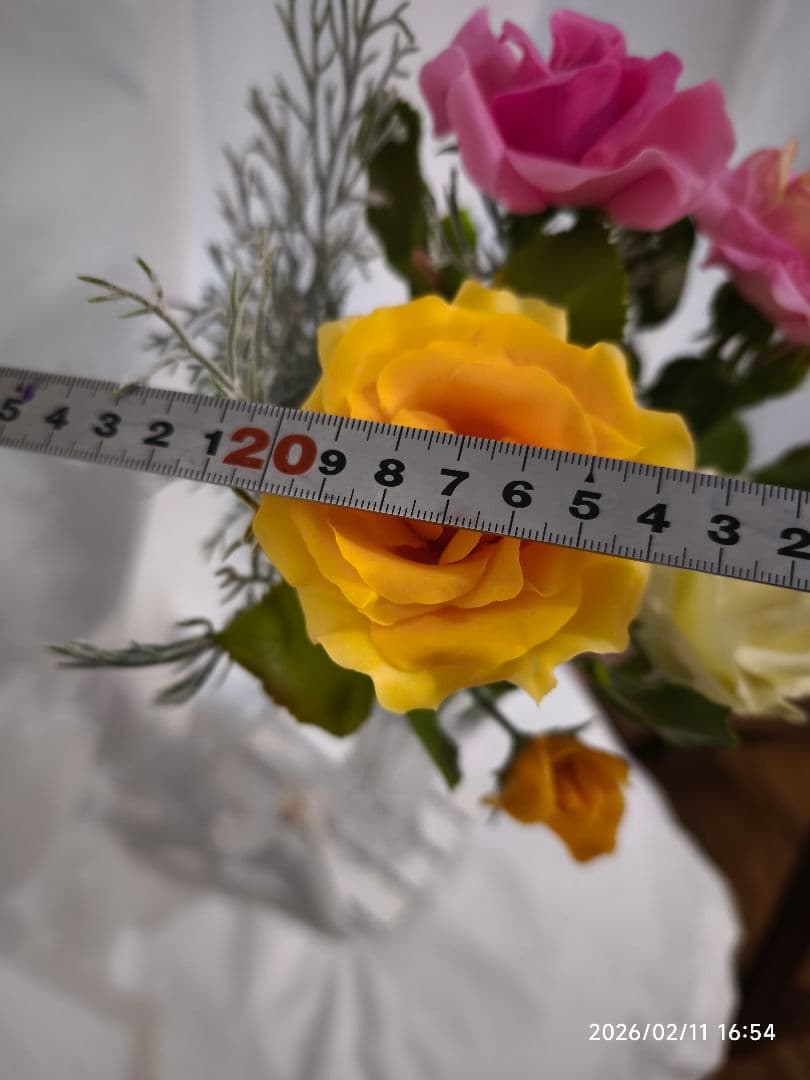 クレイフラワー（バラ）パンフラワー