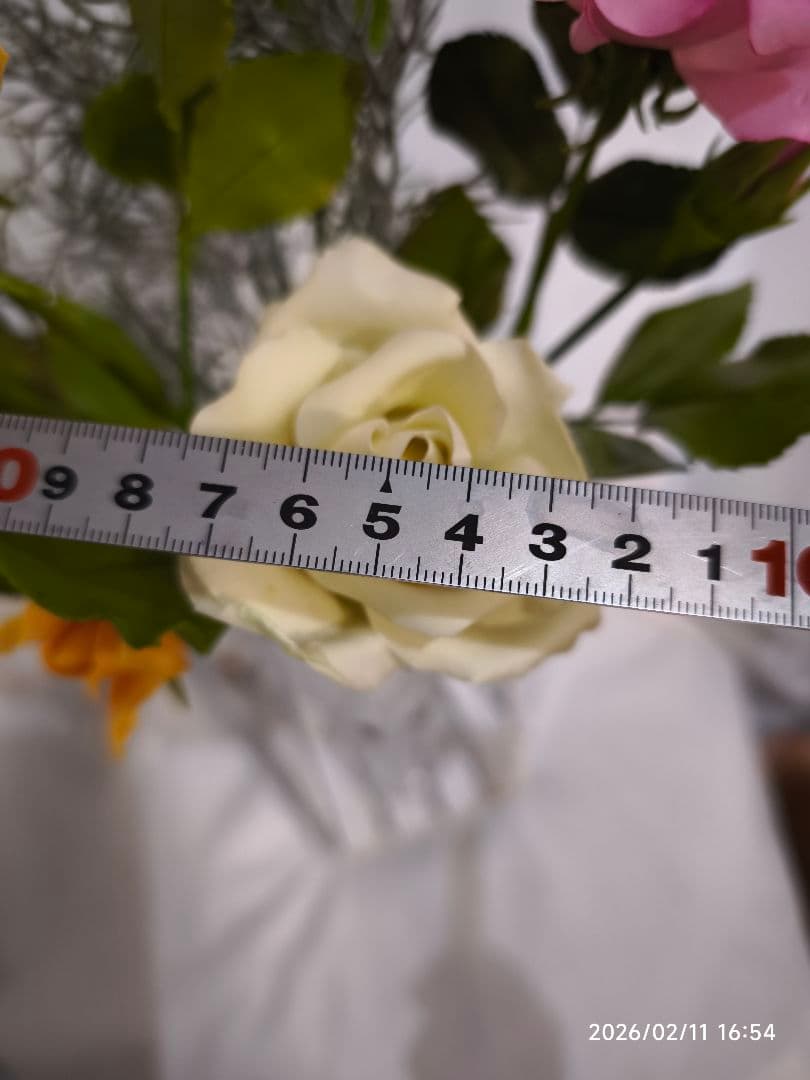 クレイフラワー（バラ）パンフラワー