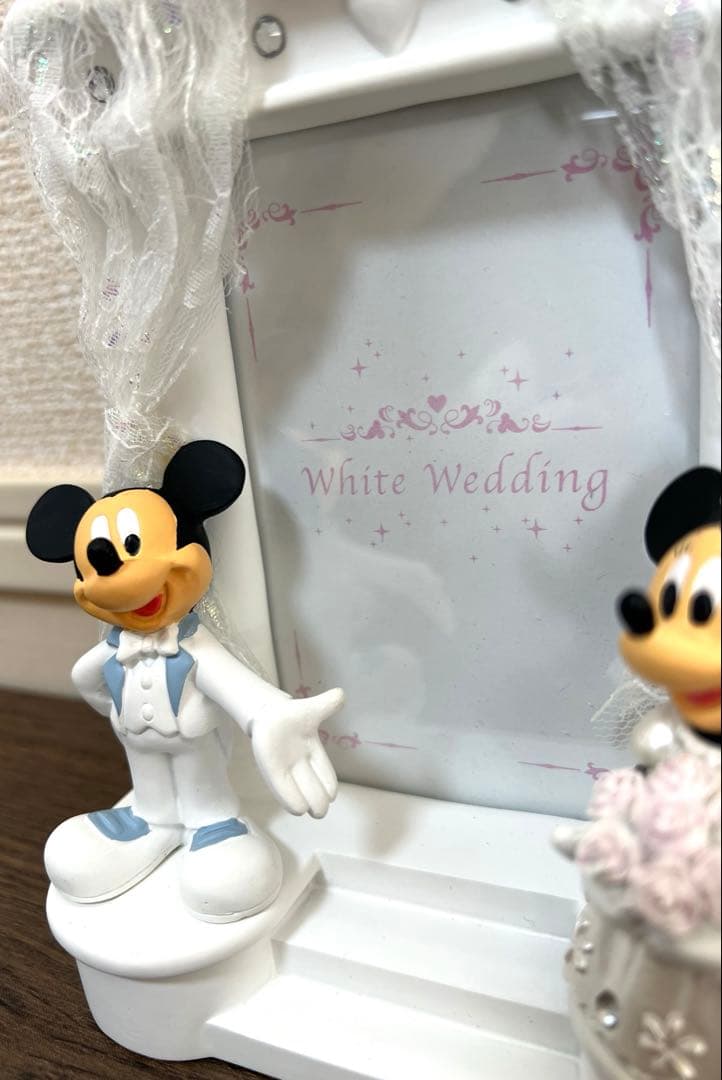 【即購入OK】希少 ディズニー フォトフレーム ウェディング ミッキー ミニー