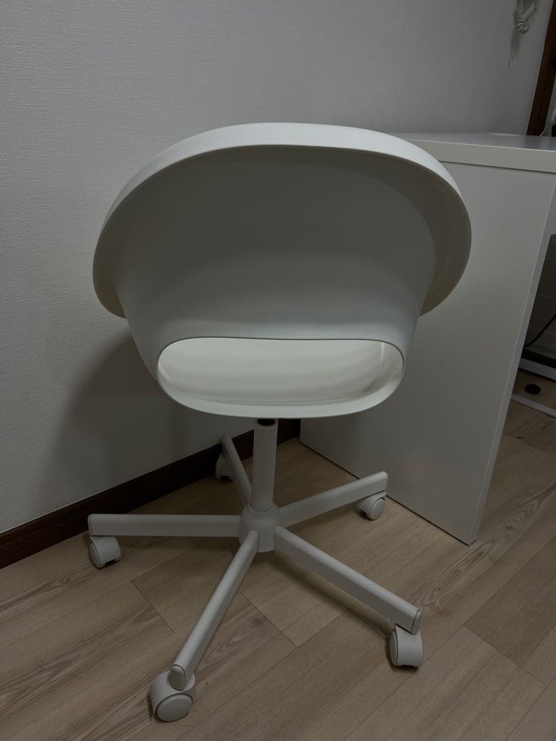 【東京都引取限定】IKEA デスクミッケ＆チェアLOBERGETホワイト