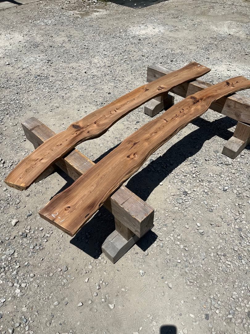 樹齢約800年　杉　2-1.2 板　銘木　看板　レジン　テーブル パワーウッド