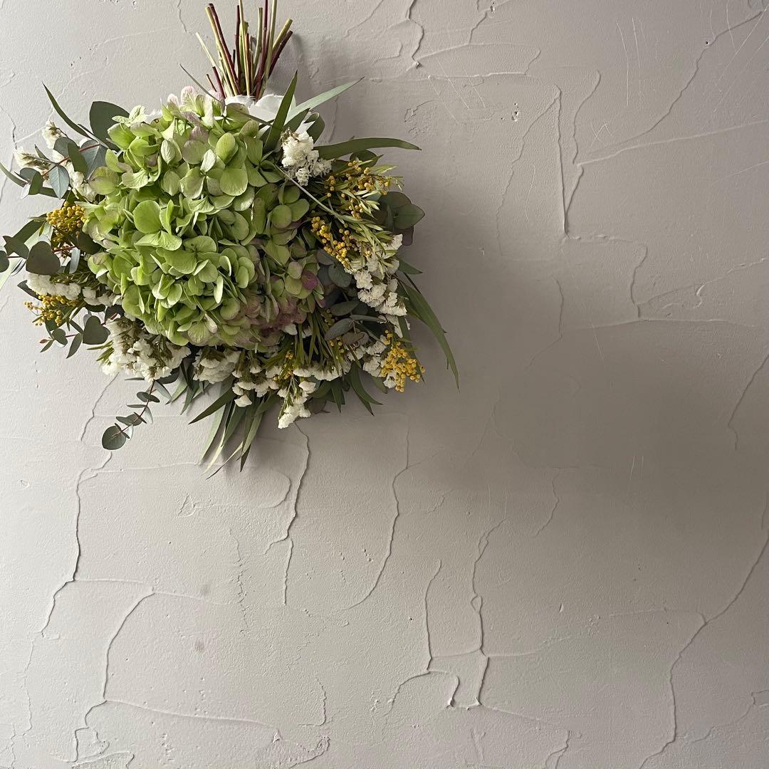 4.アンティーク紫陽花スワッグ