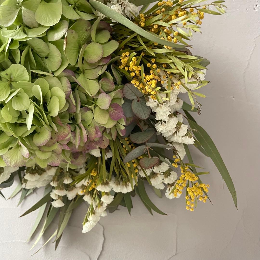 4.アンティーク紫陽花スワッグ