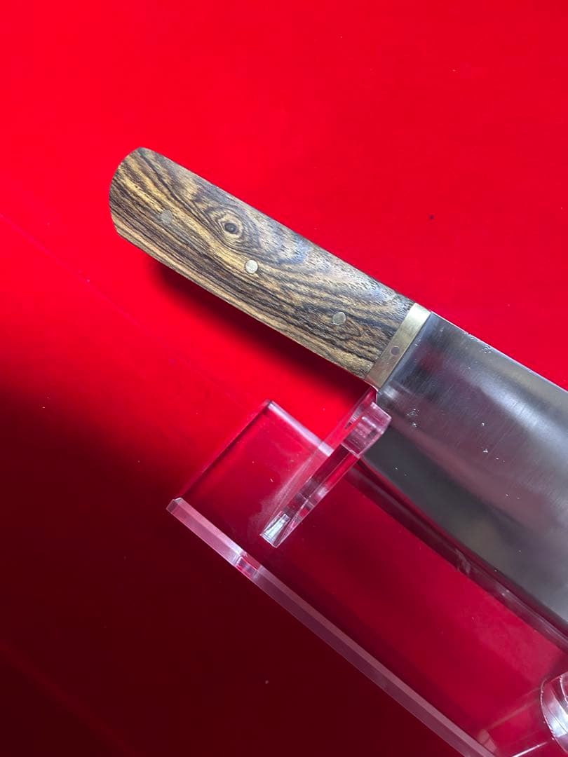 01579 包丁　大型中華包丁　尺ニ　本割込　ステンレス　再生品