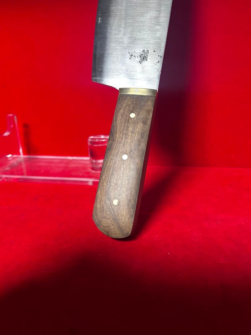 01579 包丁　大型中華包丁　尺ニ　本割込　ステンレス　再生品