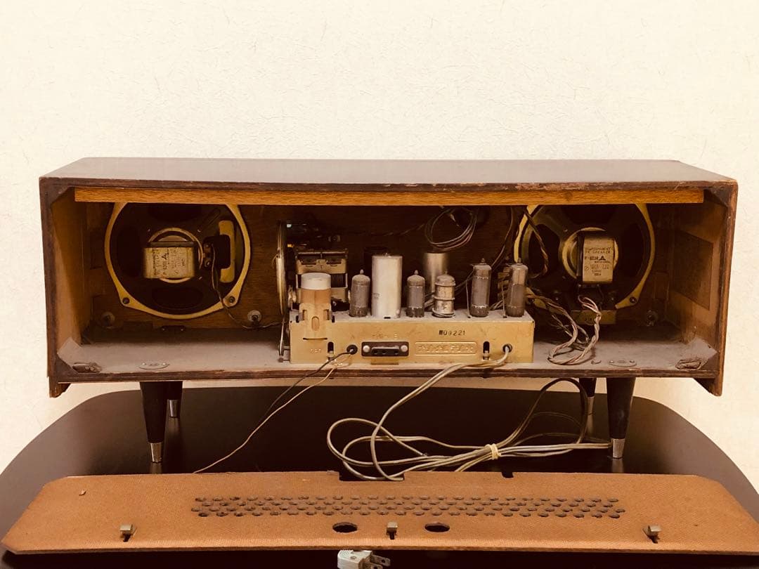 ナショナル真空管ラジオ 動作未確認 ジャンク レトロ アンティーク