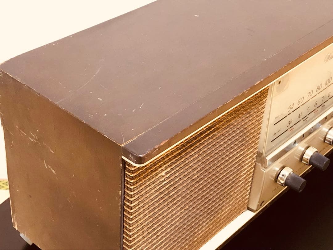 ナショナル真空管ラジオ 動作未確認 ジャンク レトロ アンティーク