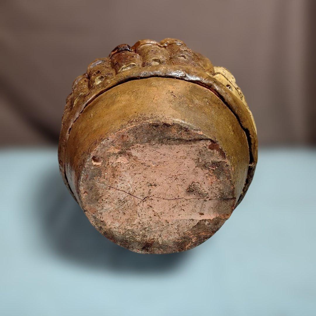 20世紀製カッパドキア名物壺焼料理用大型壺 使用後首カット/極少・民俗資料価値有