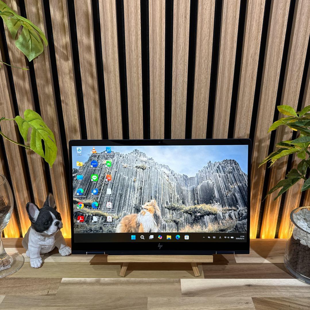 準美品2in1モデル‼️HP EliteBook☘ノートパソコン☘タッチペン付属