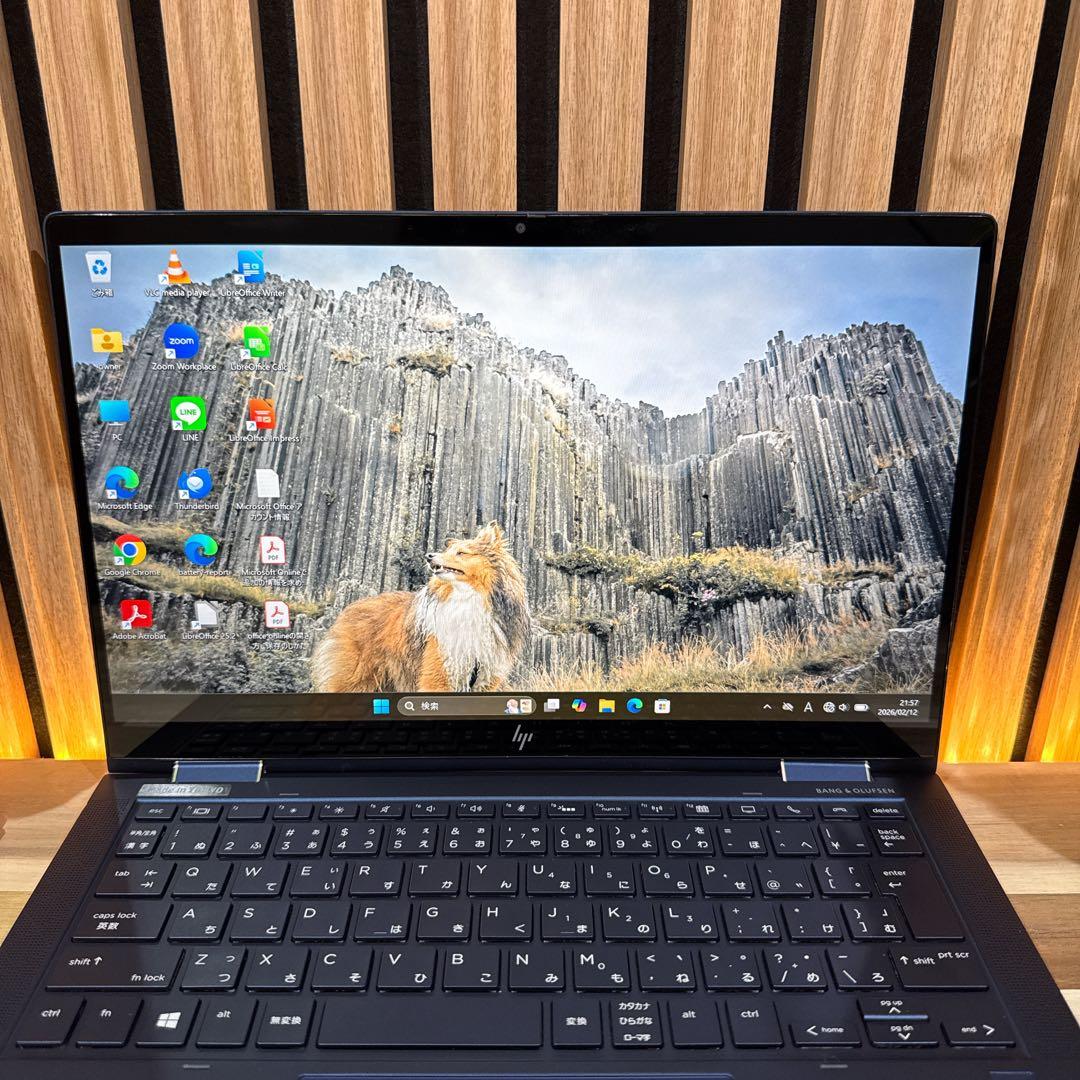 準美品2in1モデル‼️HP EliteBook☘ノートパソコン☘タッチペン付属