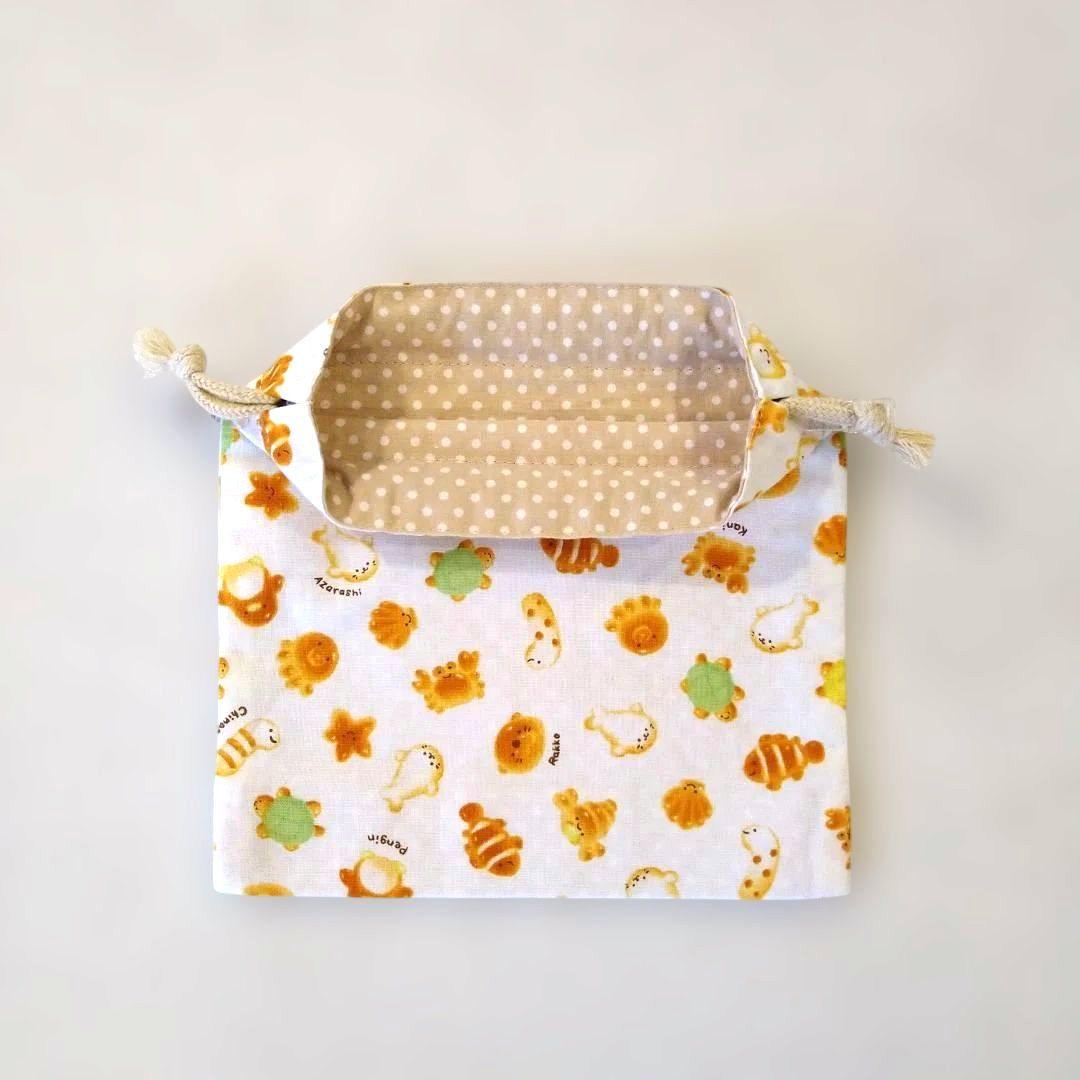 No.3102　コップ袋×3＆お箸袋＆ランチマット(25×35)　計6点セット