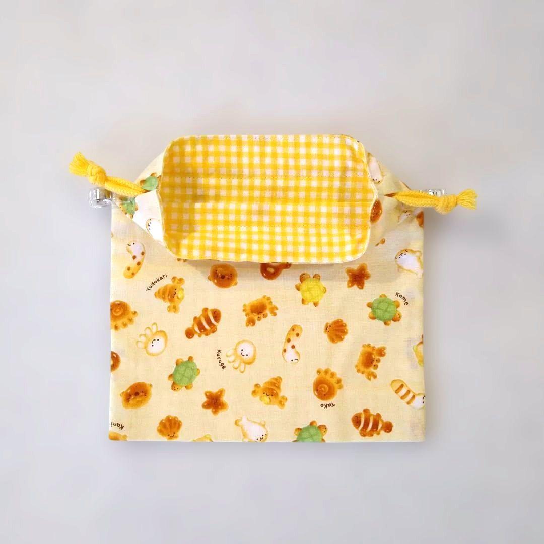 No.3102　コップ袋×3＆お箸袋＆ランチマット(25×35)　計6点セット