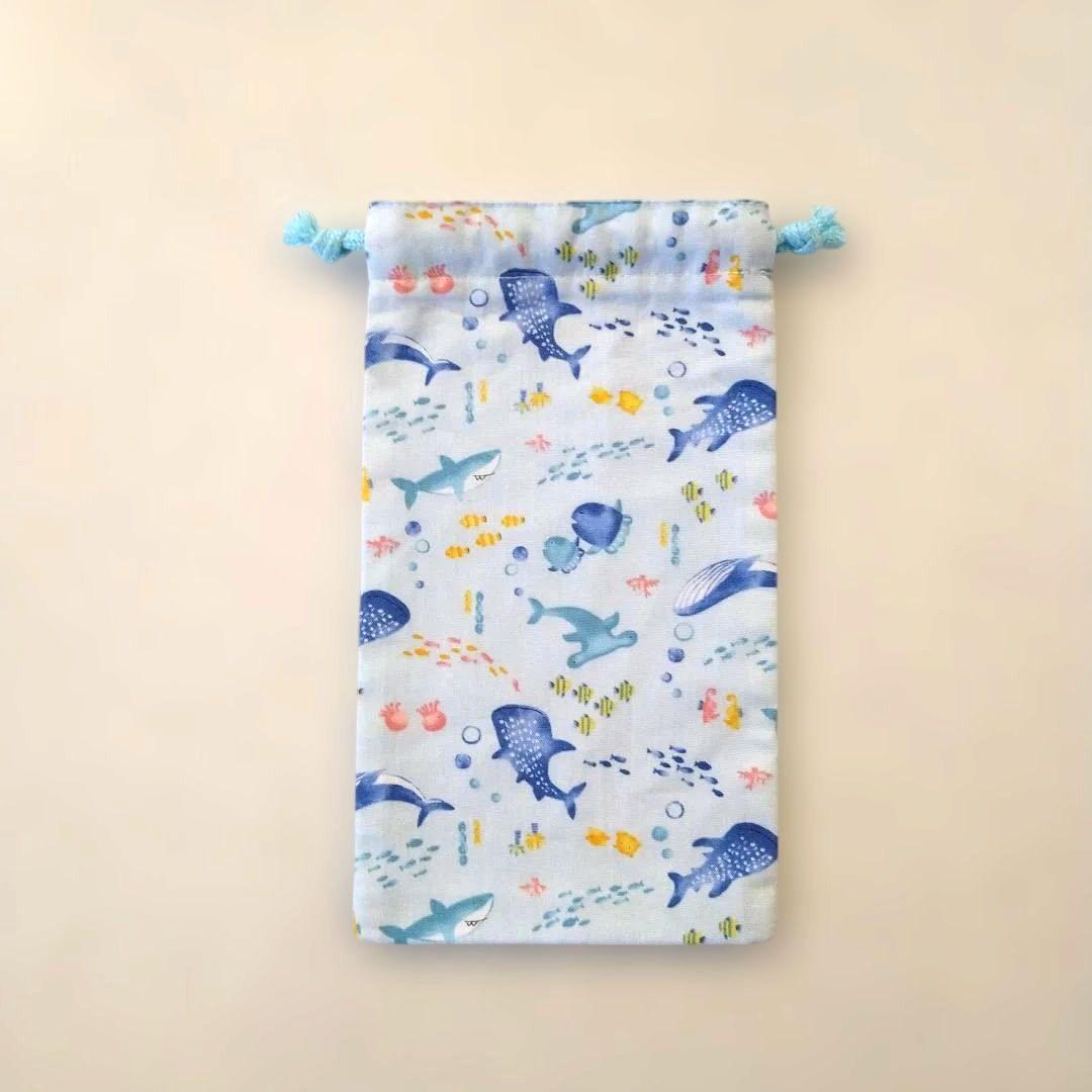 No.3102　コップ袋×3＆お箸袋＆ランチマット(25×35)　計6点セット