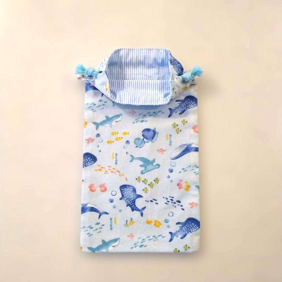 No.3102　コップ袋×3＆お箸袋＆ランチマット(25×35)　計6点セット