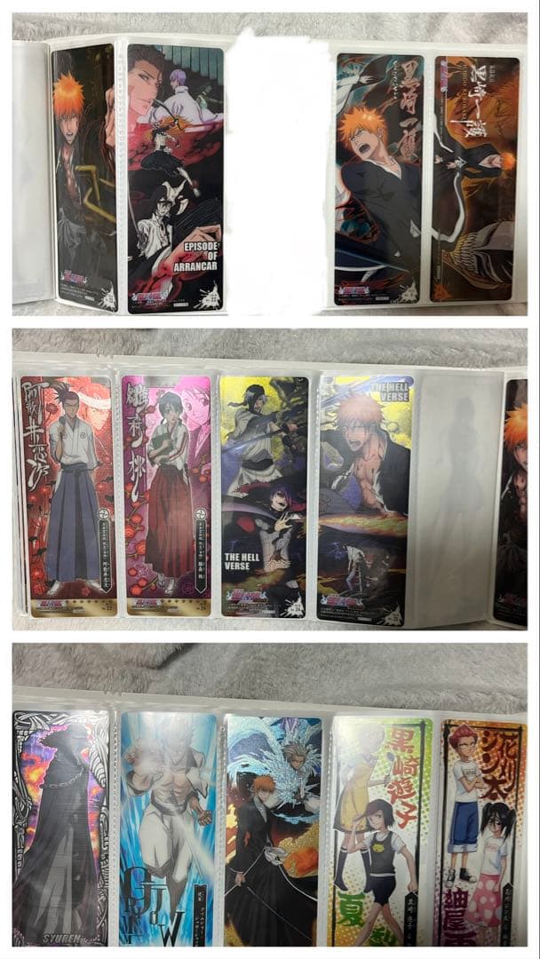 BLEACH ブリーチ カードガム 大量まとめ売り 190枚以上 収納ファイル付