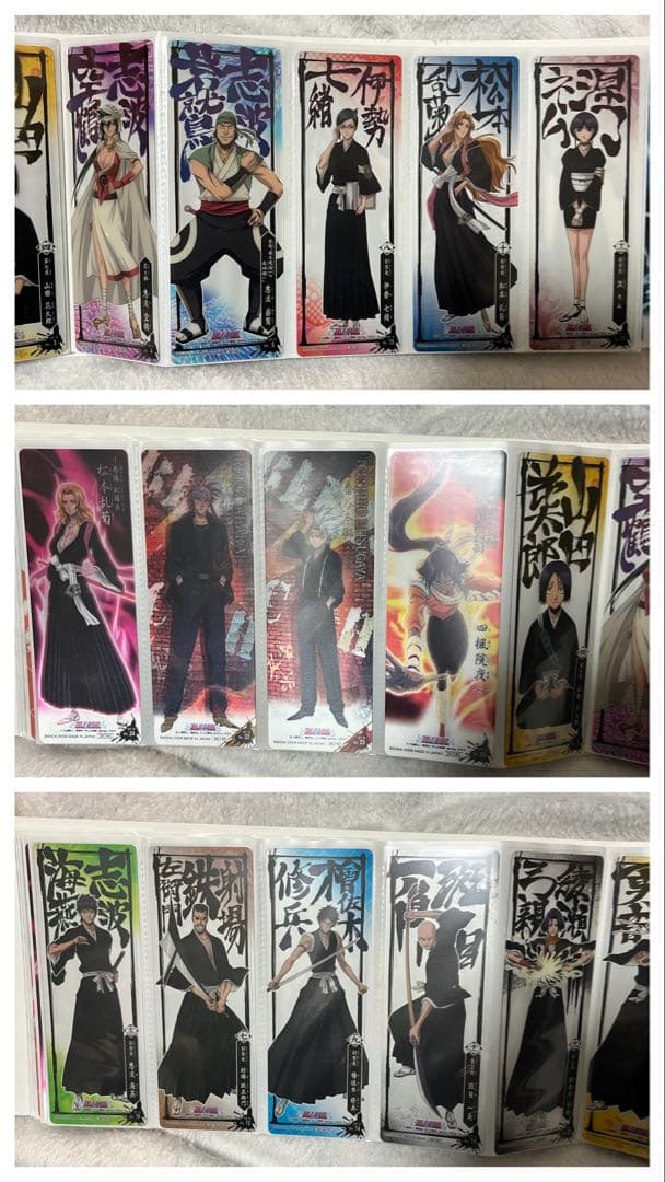 BLEACH ブリーチ カードガム 大量まとめ売り 190枚以上 収納ファイル付