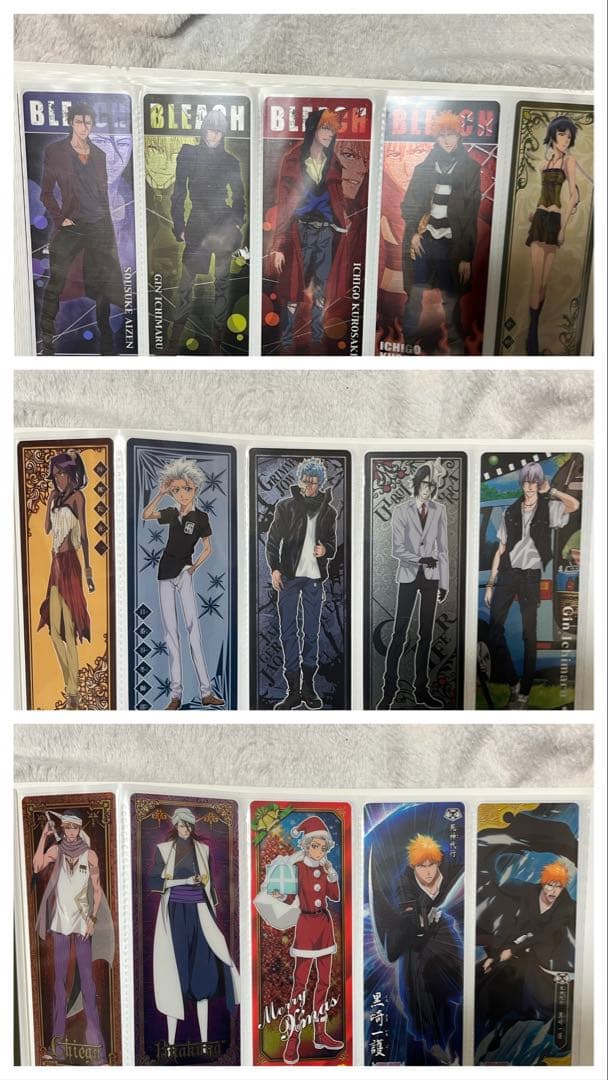 BLEACH ブリーチ カードガム 大量まとめ売り 190枚以上 収納ファイル付