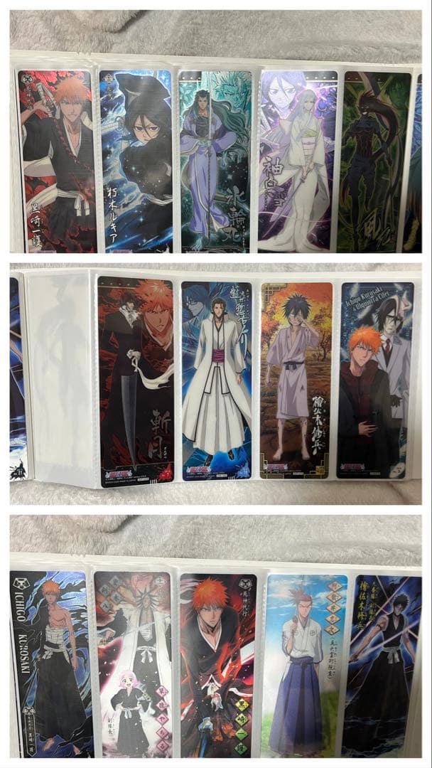 BLEACH ブリーチ カードガム 大量まとめ売り 190枚以上 収納ファイル付