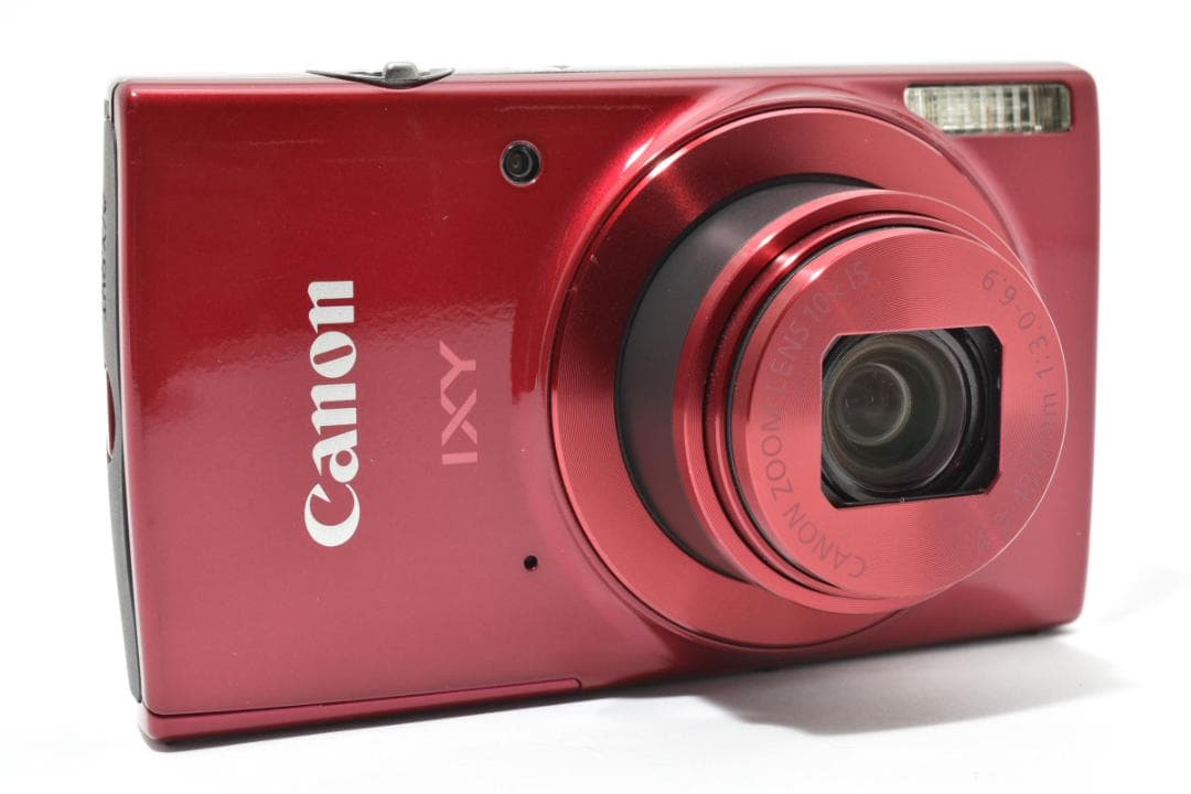 美品 Canon IXY 190 コンパクトデジタルカメラ レッド キヤノン