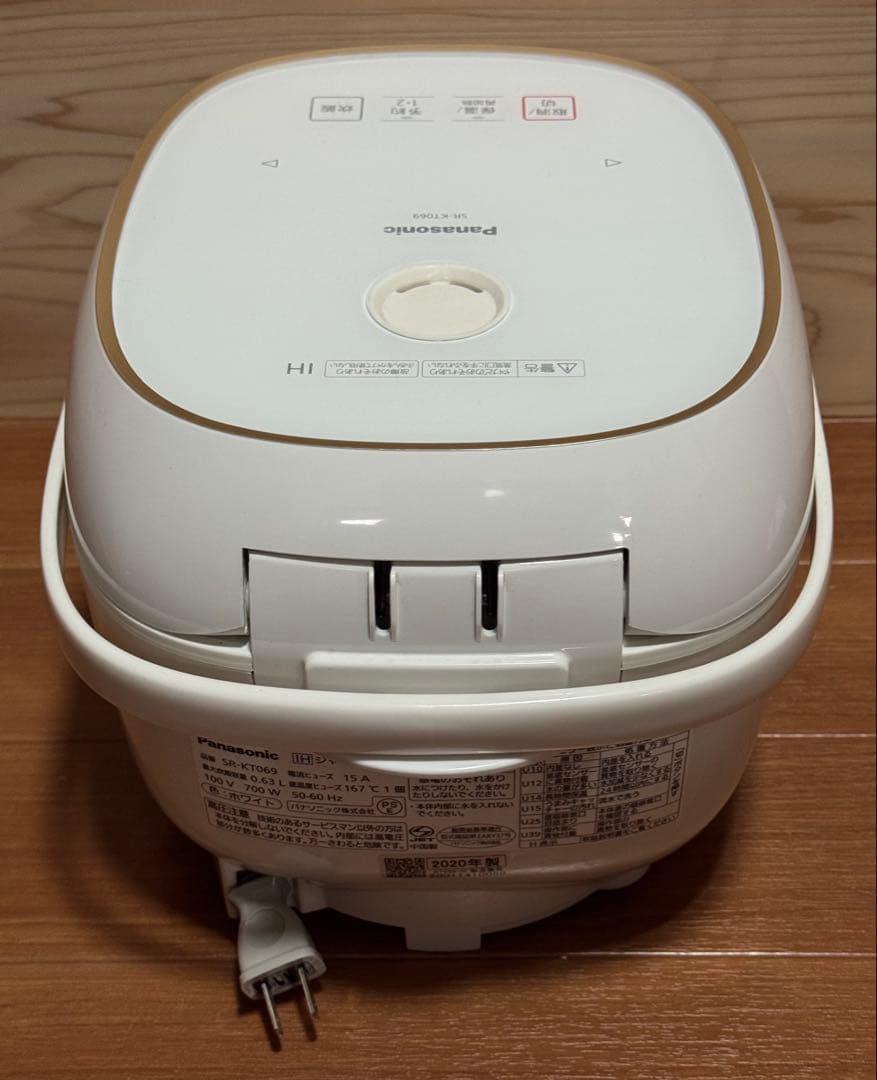 Panasonic SR-KT069炊飯器 IH加熱 3.5合 備長炭釜