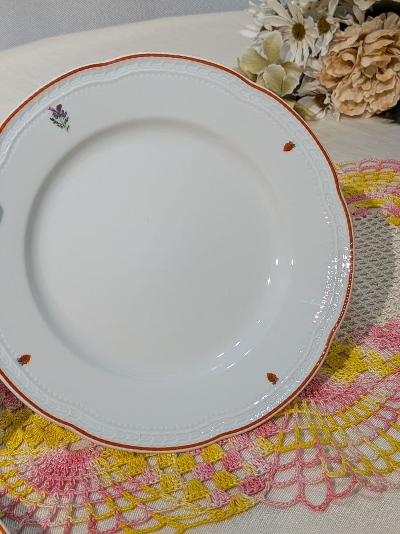 リチャードジノリ　カップ＆ソーサー　プレート　トリオ　いちご　ストロベリー　希少