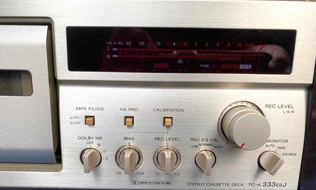 【ジャンク】SONY ソニー TC-K333ESJ カセットデッキ