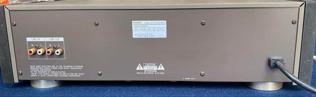 【ジャンク】SONY ソニー TC-K333ESJ カセットデッキ