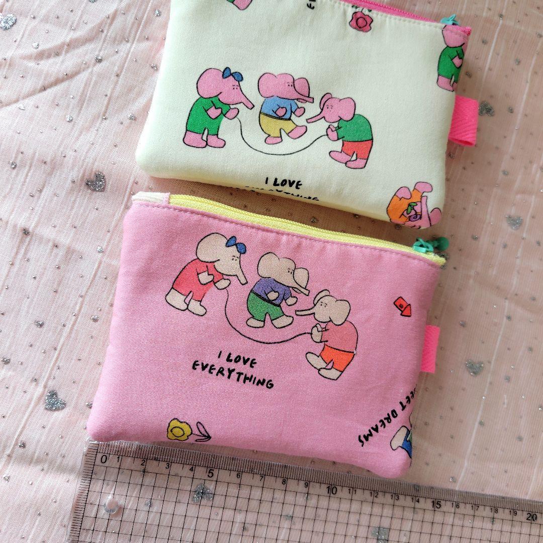 ぞうさんポーチ◇◇ハンドメイド