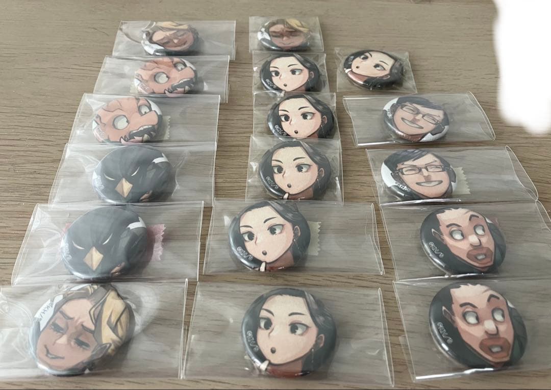 ヒロアカ 全サ 缶バッジ