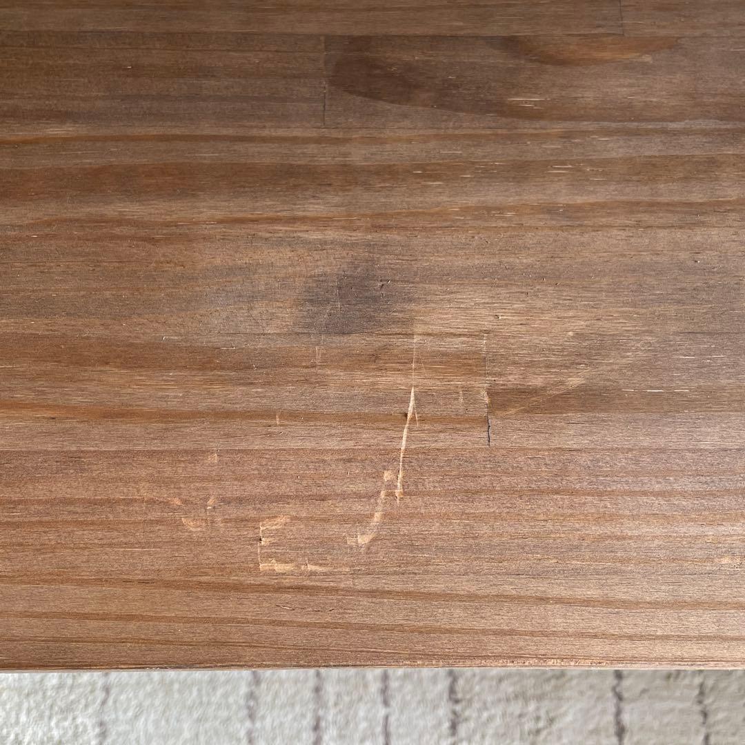 無垢材×スチール脚　パソコンデスク　テーブル　シンプル　木製　オーダー品