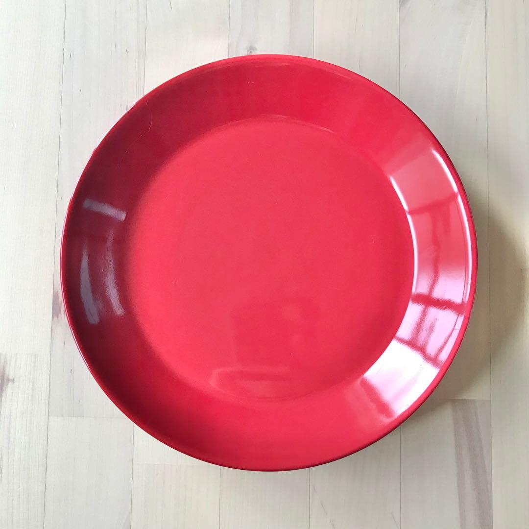 イッタラ　ティーマ　レッド　プレート　17cm　ボウル　マグカップ　3点　セット