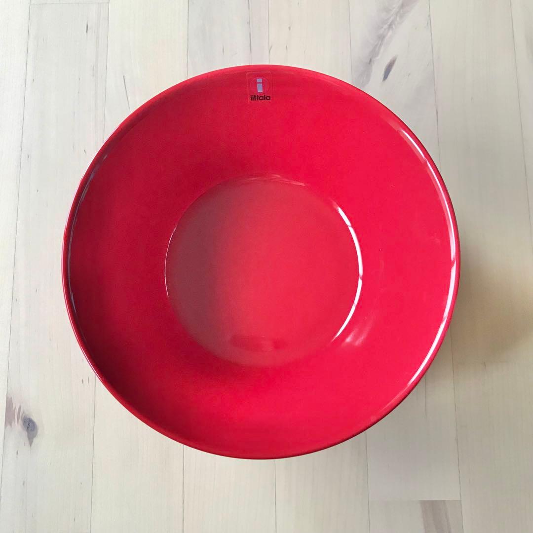 イッタラ　ティーマ　レッド　プレート　17cm　ボウル　マグカップ　3点　セット