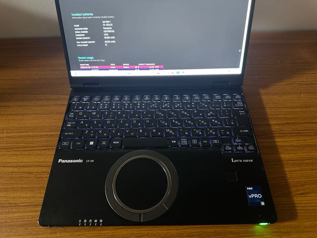 Windowsノート本体 4.Let's note CF-SR4 i5-1345 16Gb 256Gb