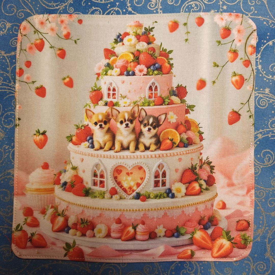 あしべ☆　ハンカチ　チワワちゃん柄　18枚