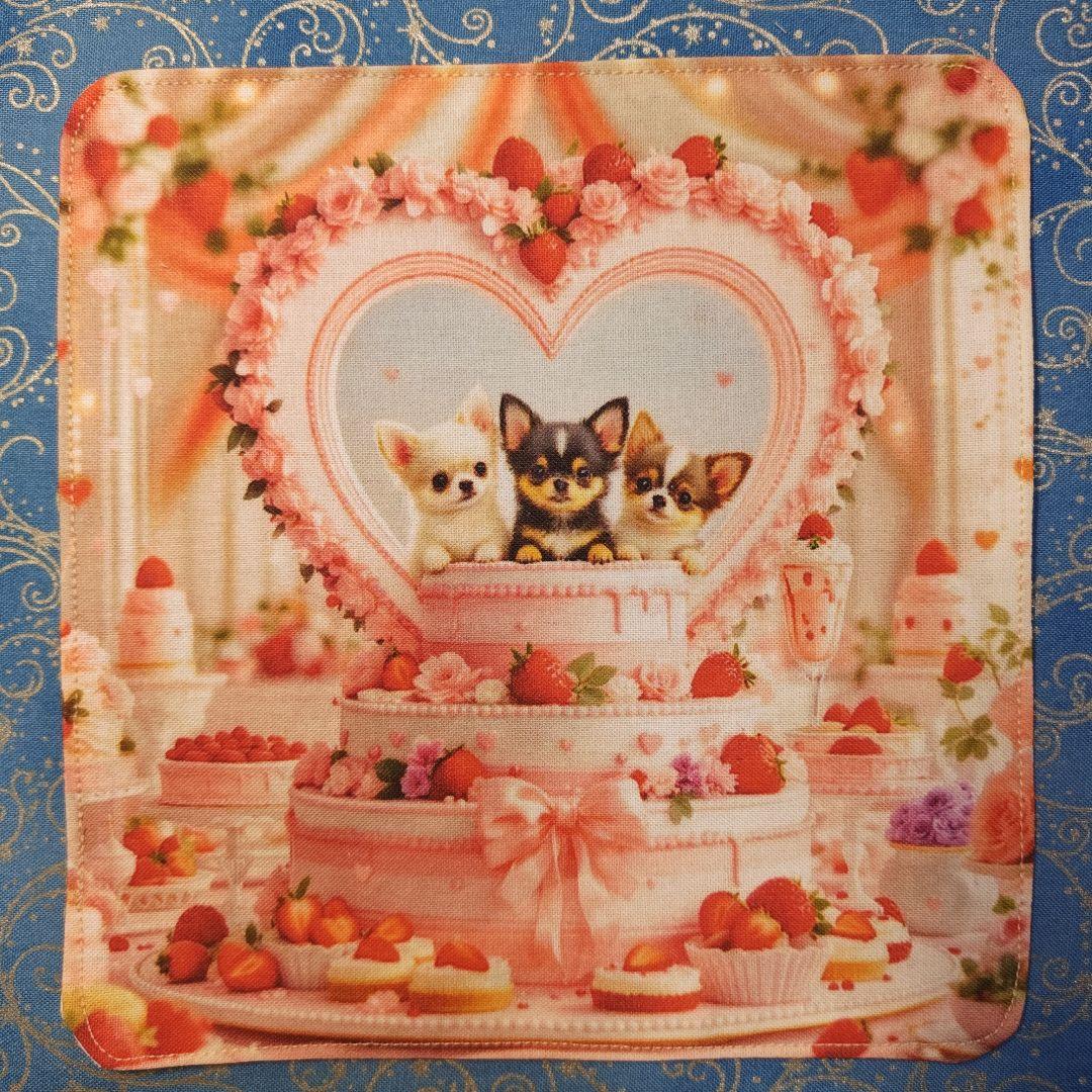 あしべ☆　ハンカチ　チワワちゃん柄　18枚