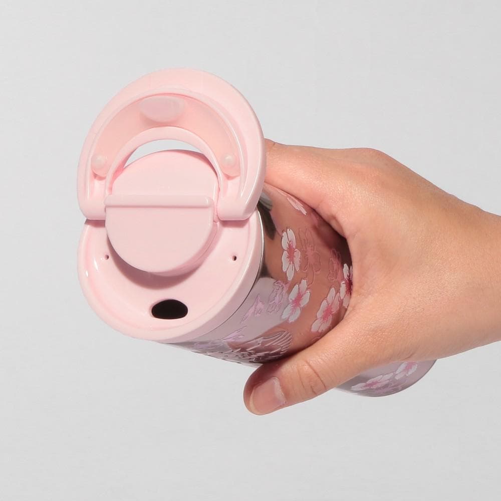 スタバ SAKURA2026ステンレスボトルメタリックライトピンク473ml
