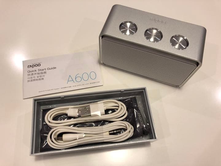Rapoo Bluetooth & NFCスピーカー A600(シルバー)