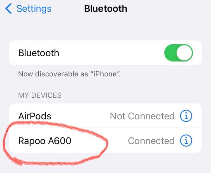 Rapoo Bluetooth & NFCスピーカー A600(シルバー)