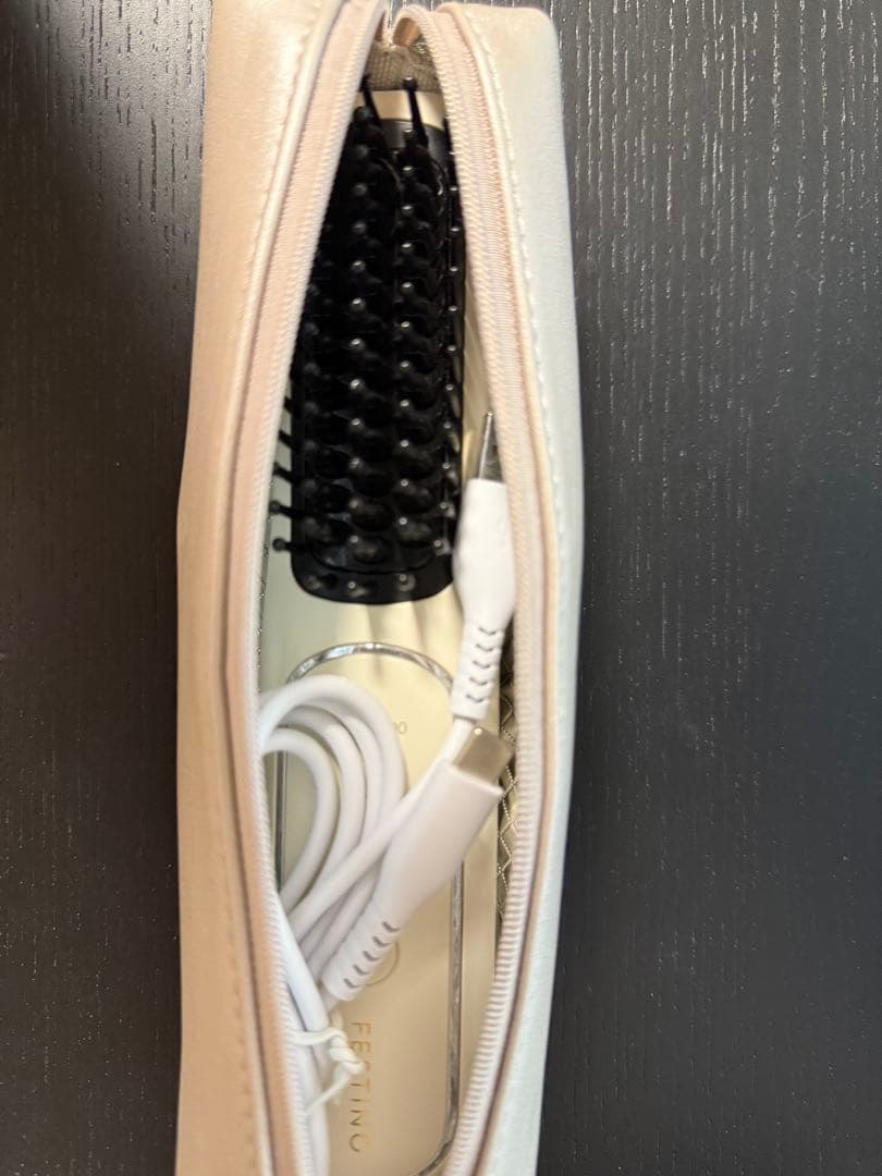 FESTINO 充電式 スタイリング ヒーターブラシ