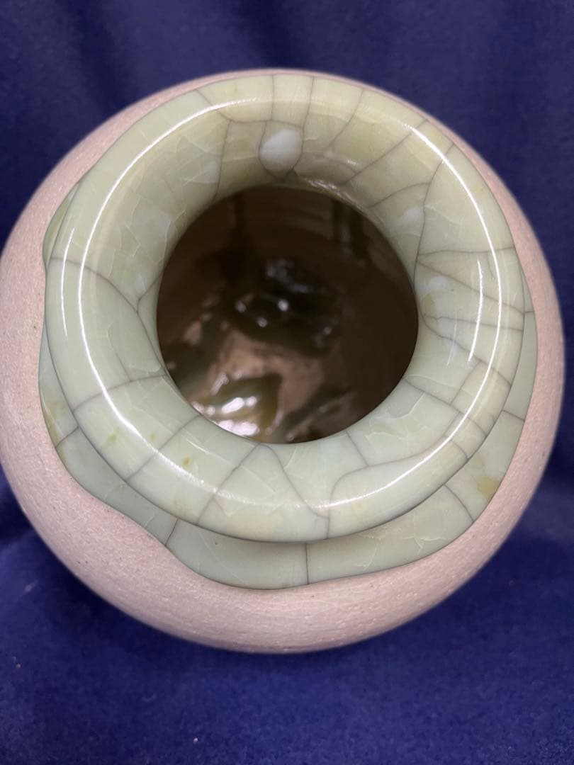 相馬駒焼，花瓶又は壺