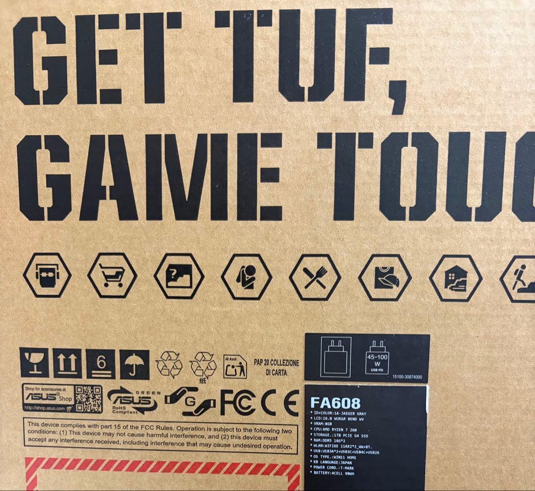 ASUS  TUF Gaming A16 FA608UM-R7R5060