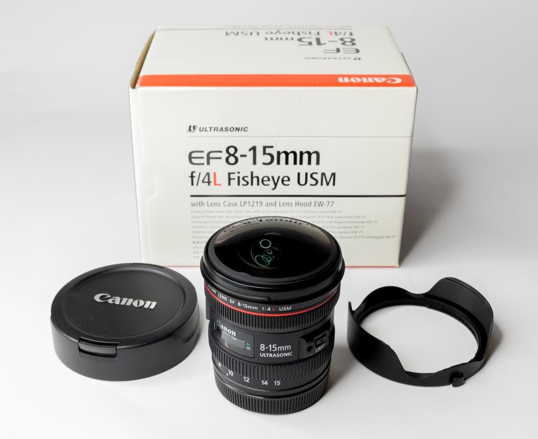 【美品】CANON キヤノン EF8-15mm F4L フィッシュアイ USM