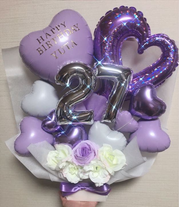 バルーンギフト　推しバルーン　バルーンアレンジ  誕生日　生誕祭