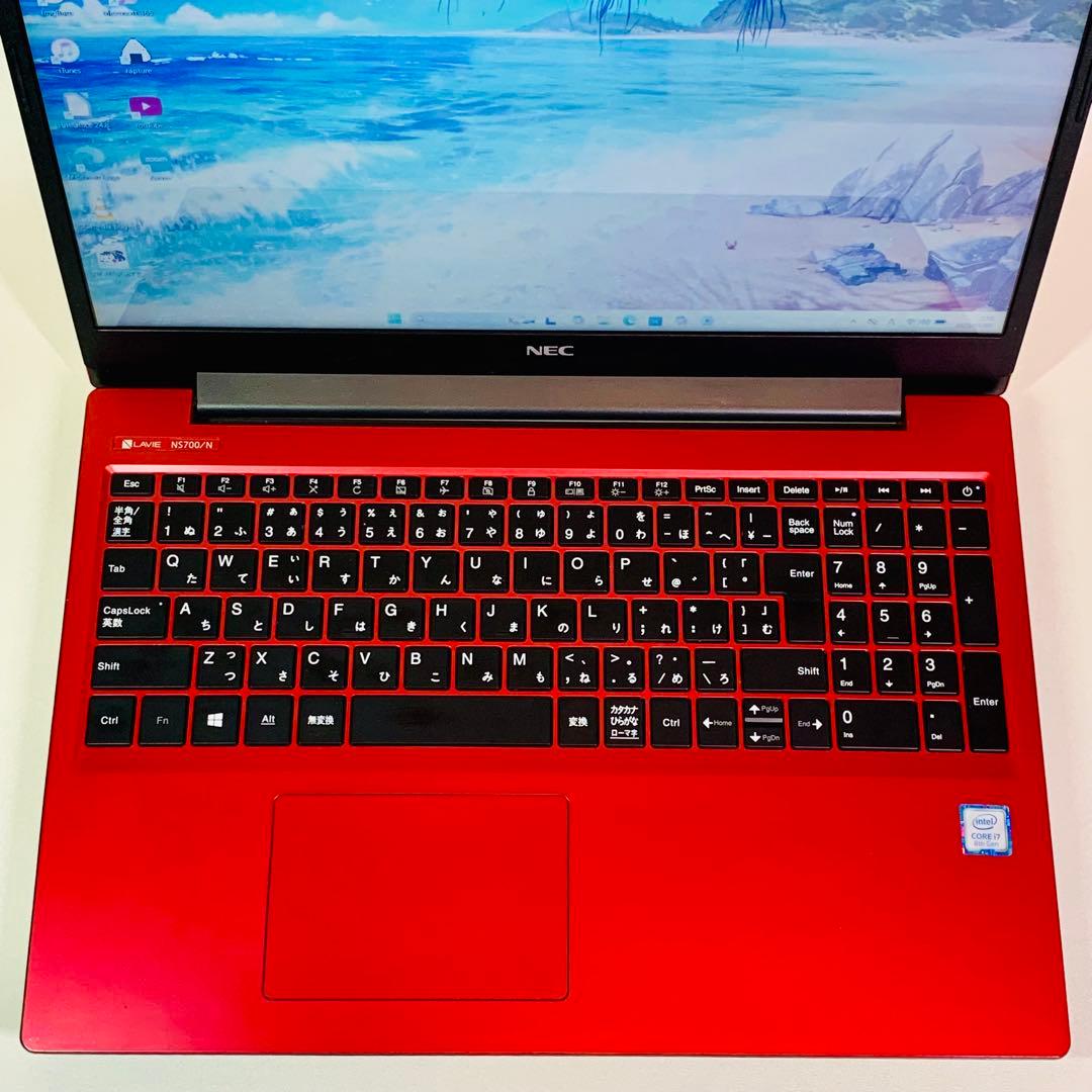 Core i7✨8世代✨SSD512GB✨NEC✨オフィス✨薄型✨ノートパソコン