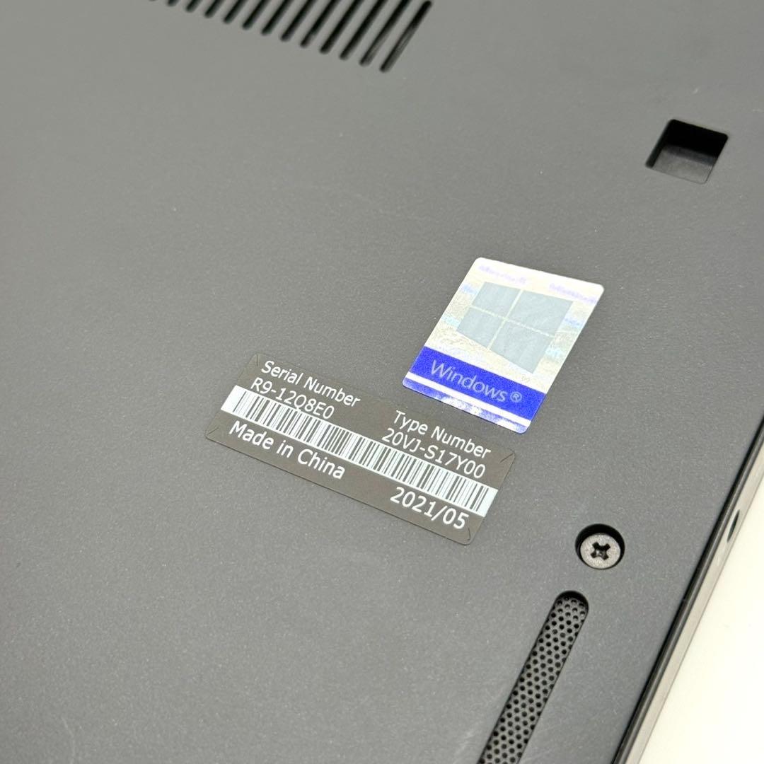 美品 ノートパソコン ThinkPad L13 11世代 i5 バッテリー無
