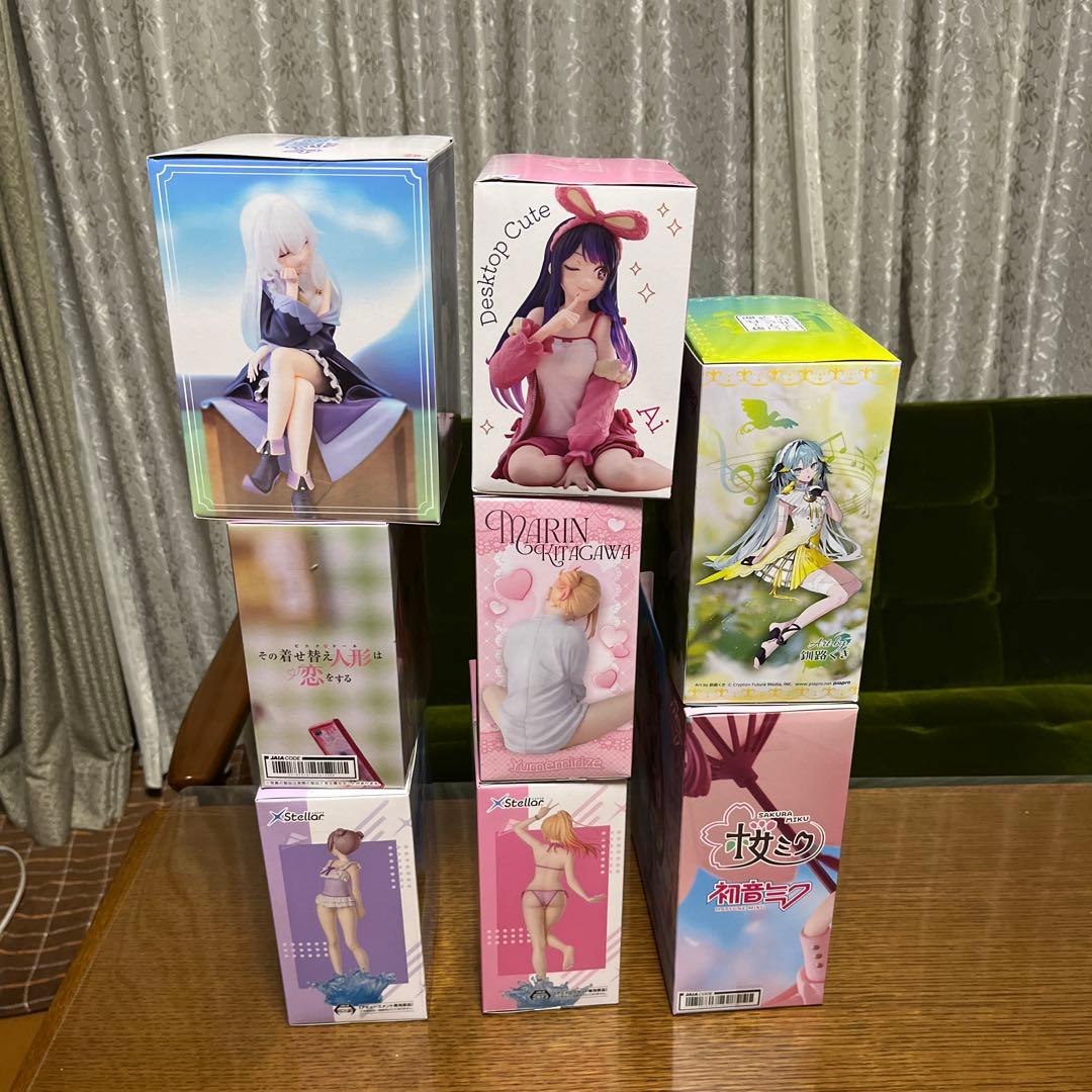 美少女 着せ恋 推しの子 初音ミク 魔女の日々猫猫最新含むフィギュア　まとめ売り