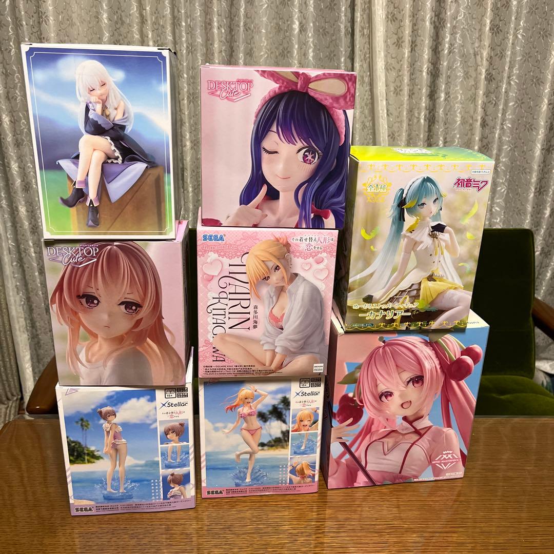 美少女 着せ恋 推しの子 初音ミク 魔女の日々猫猫最新含むフィギュア　まとめ売り