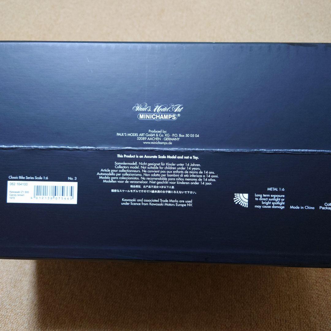 MINICHAMPS Kawasaki 900 Z1 1972 1/6 スケール