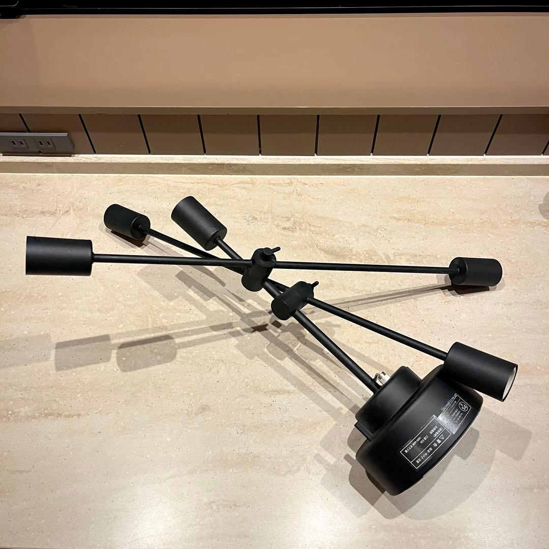 【美品】ELUX LB2-CC-19 ブラック シーリングライト