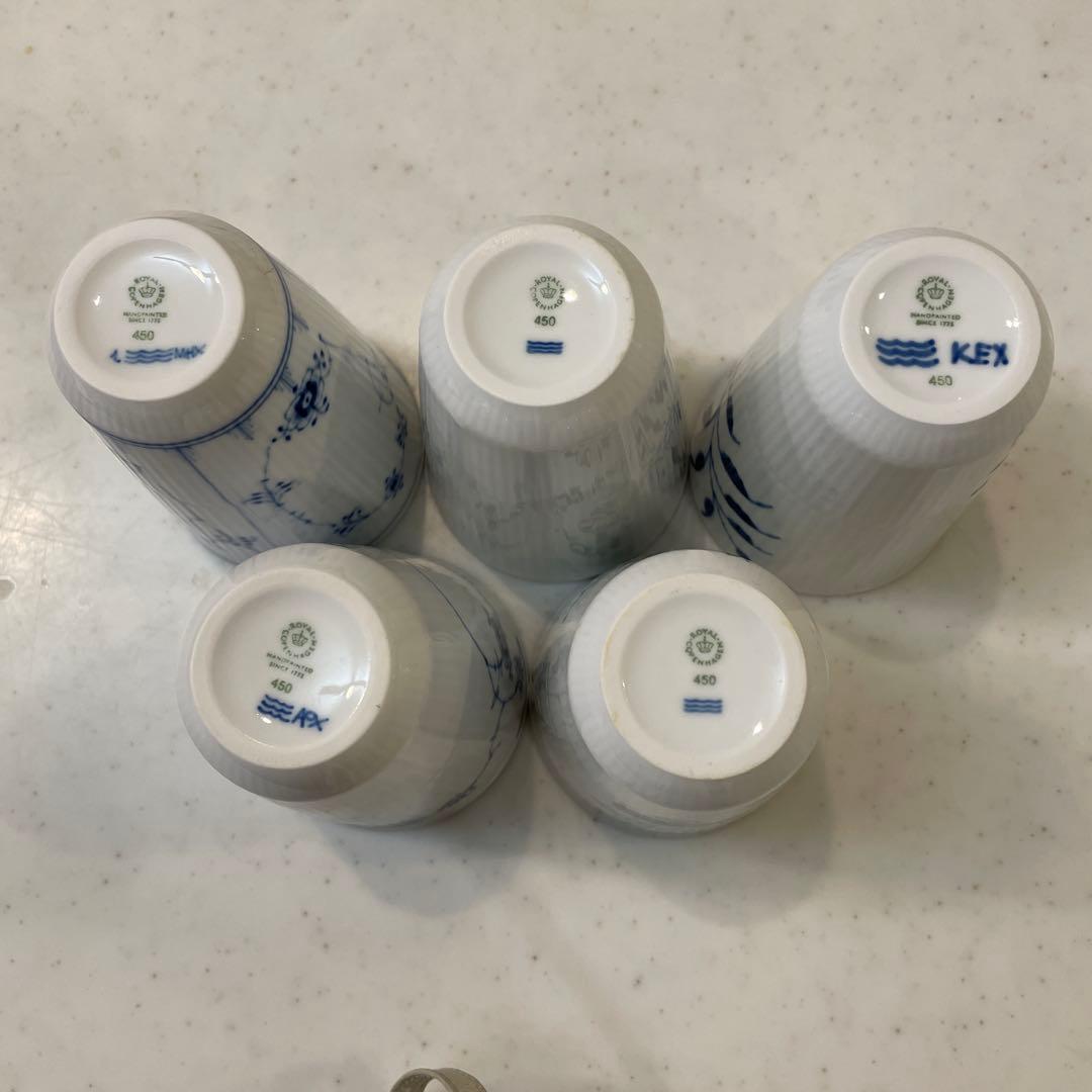 ロイヤルコペンハーゲン ゴブレット 5個